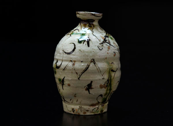 【鈴木五郎】弥七田織部徳利 鈴木五郎 弥七田織部徳利 | ギャラリー桃青