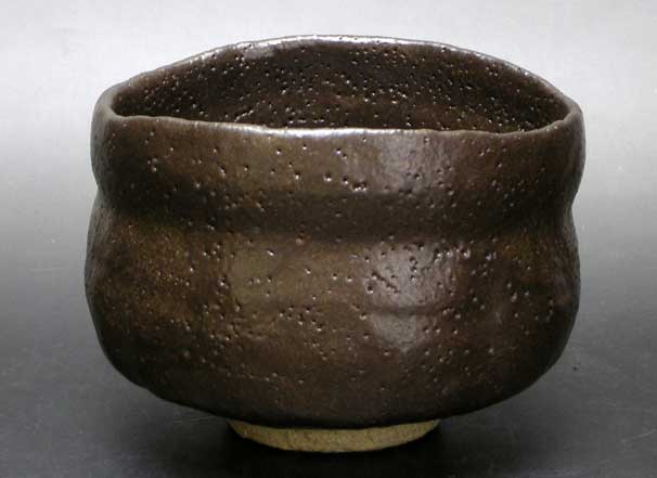 Sadamitsu Sugimoto Shigaraki Black Tea Bowl杉本貞光茶碗 